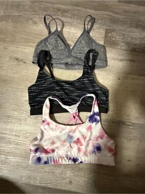 Set of 3 Youth Sports Bras